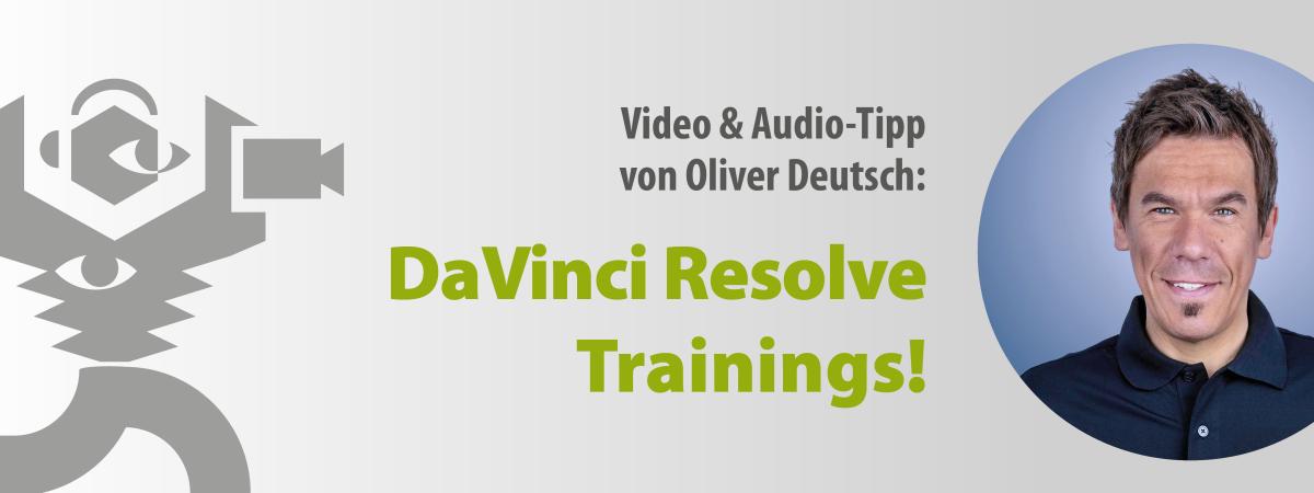 Jetzt anmelden und DaVinci Resolve kennenlernen – oder Ihr Wissen vertiefen!